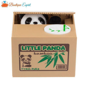 Tirelire Panda voleur d’argent