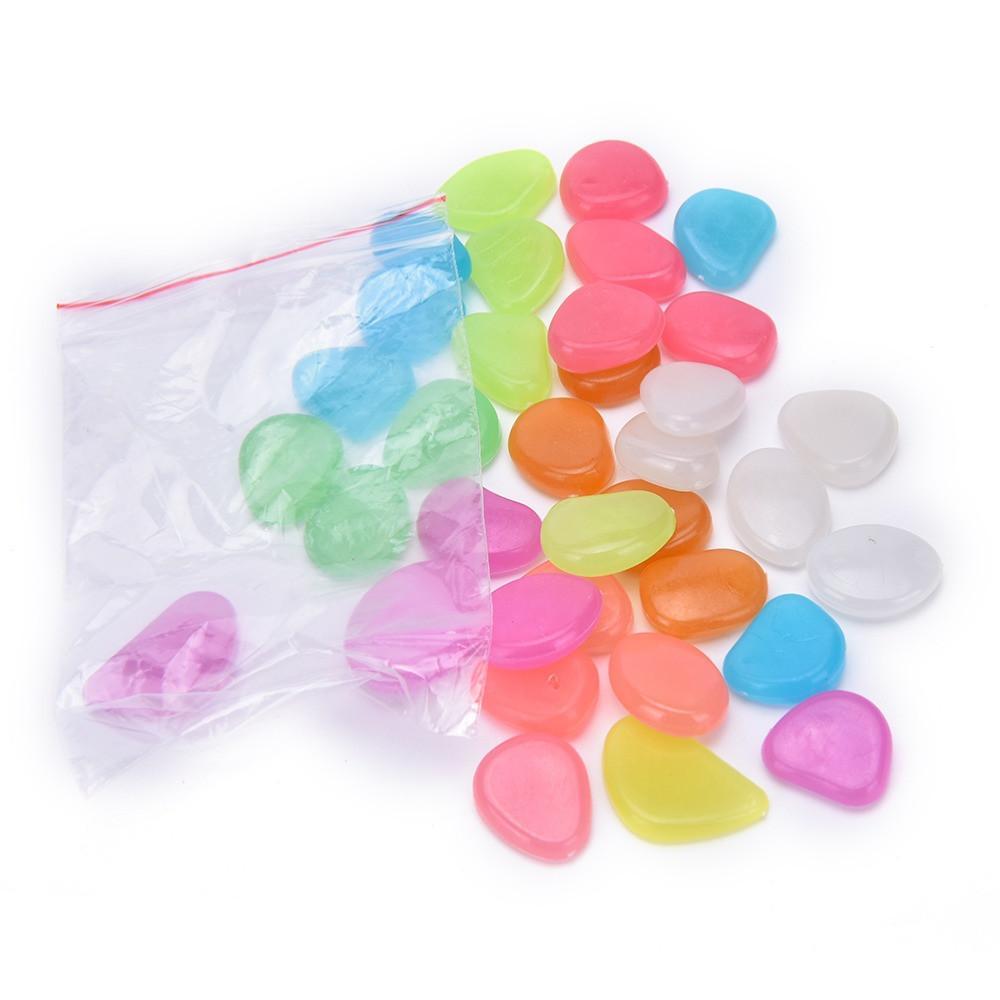"Night Stone" Glow-In-The-Dark Garden Pebbles