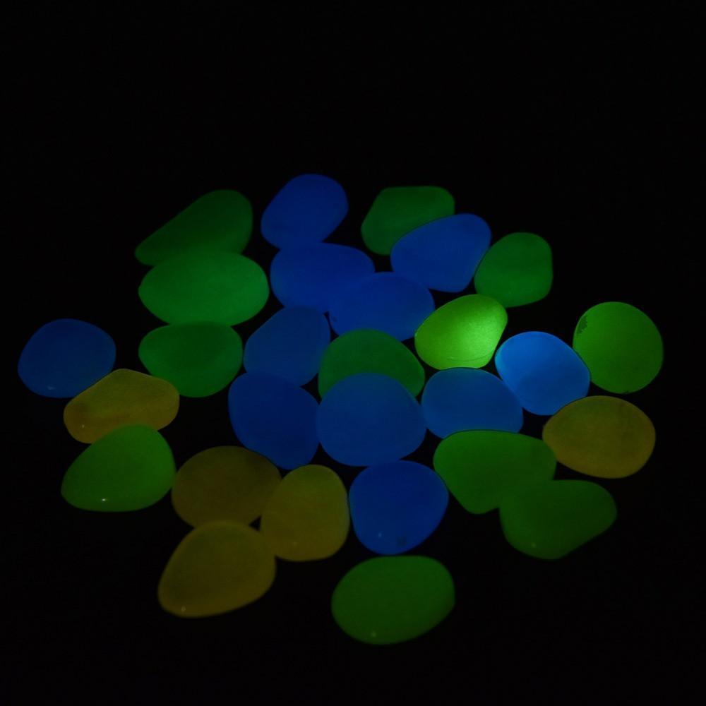 "Night Stone" Glow-In-The-Dark Garden Pebbles