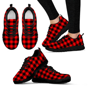 Checkered Red Sneakers