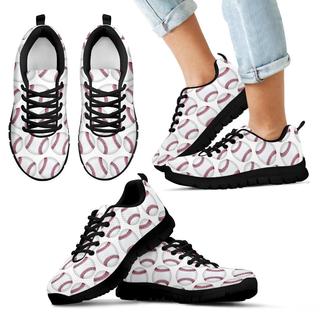 Baseball White Sneakers