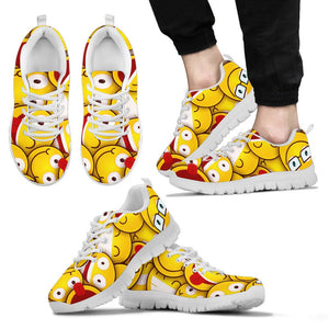 Yellow Smile Sneakers