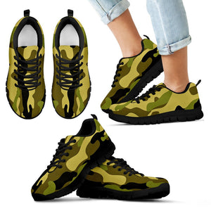 Green Camo Sneakers