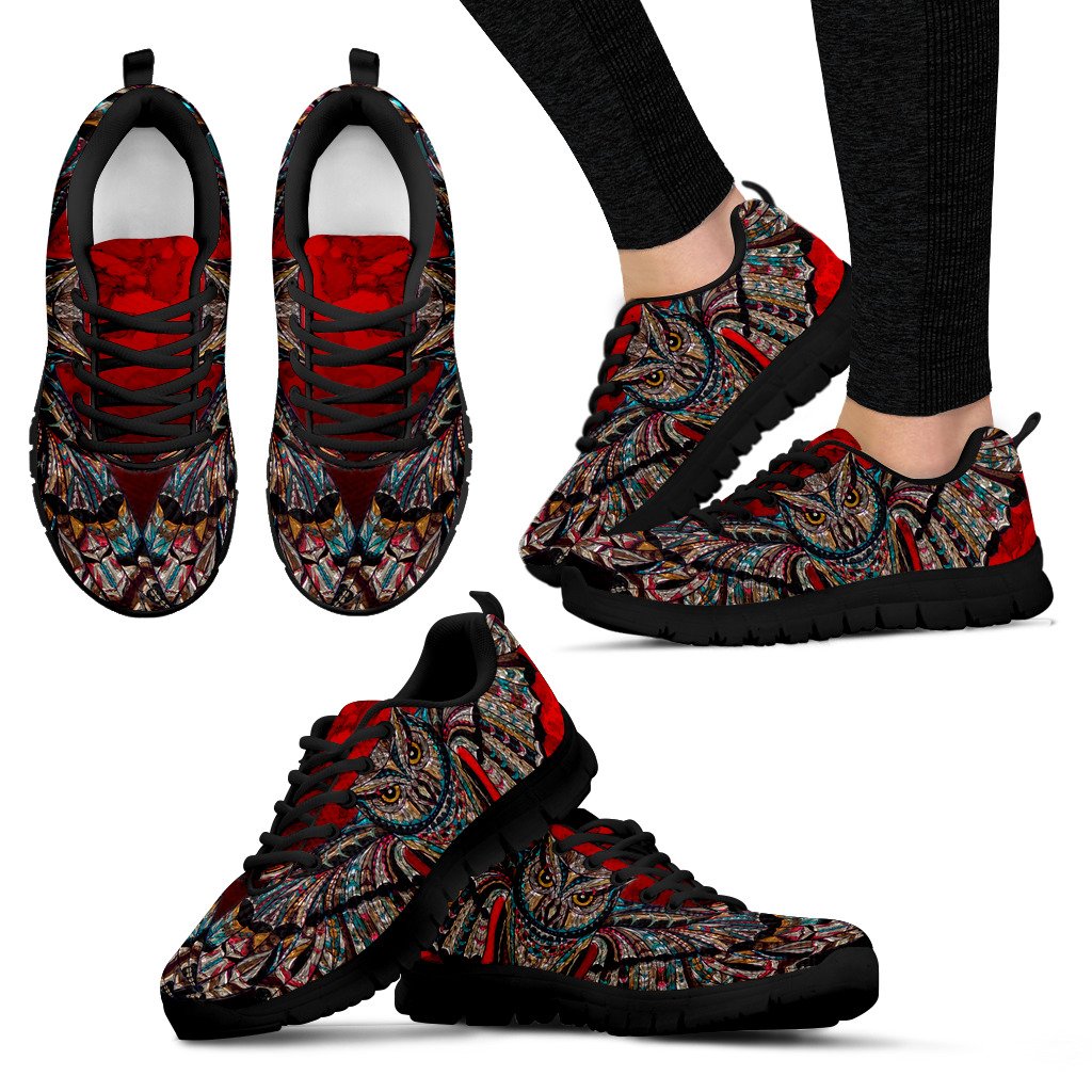 Owl Red Sneakers