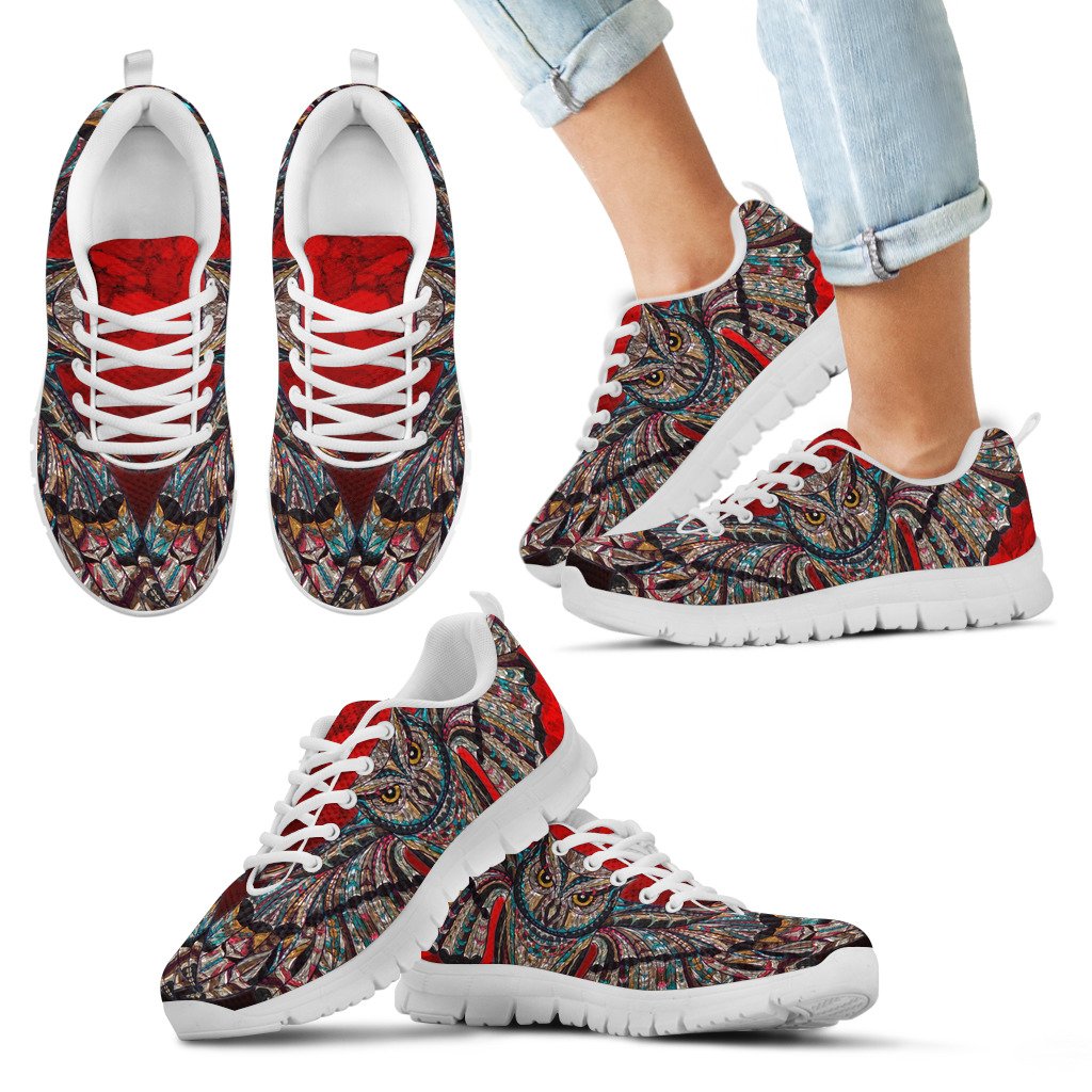 Owl Red Sneakers