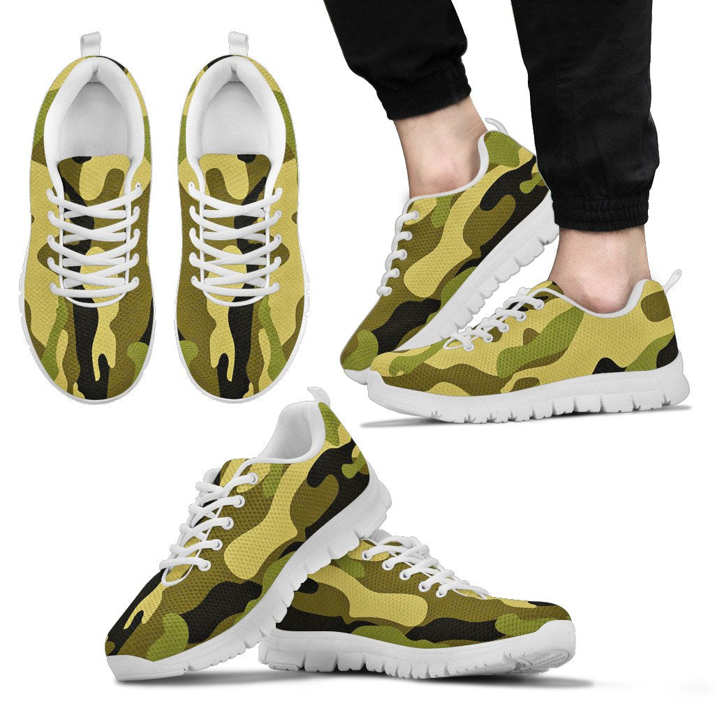 Green Camo Sneakers