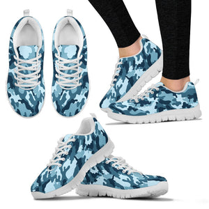 Blue Camo Sneakers