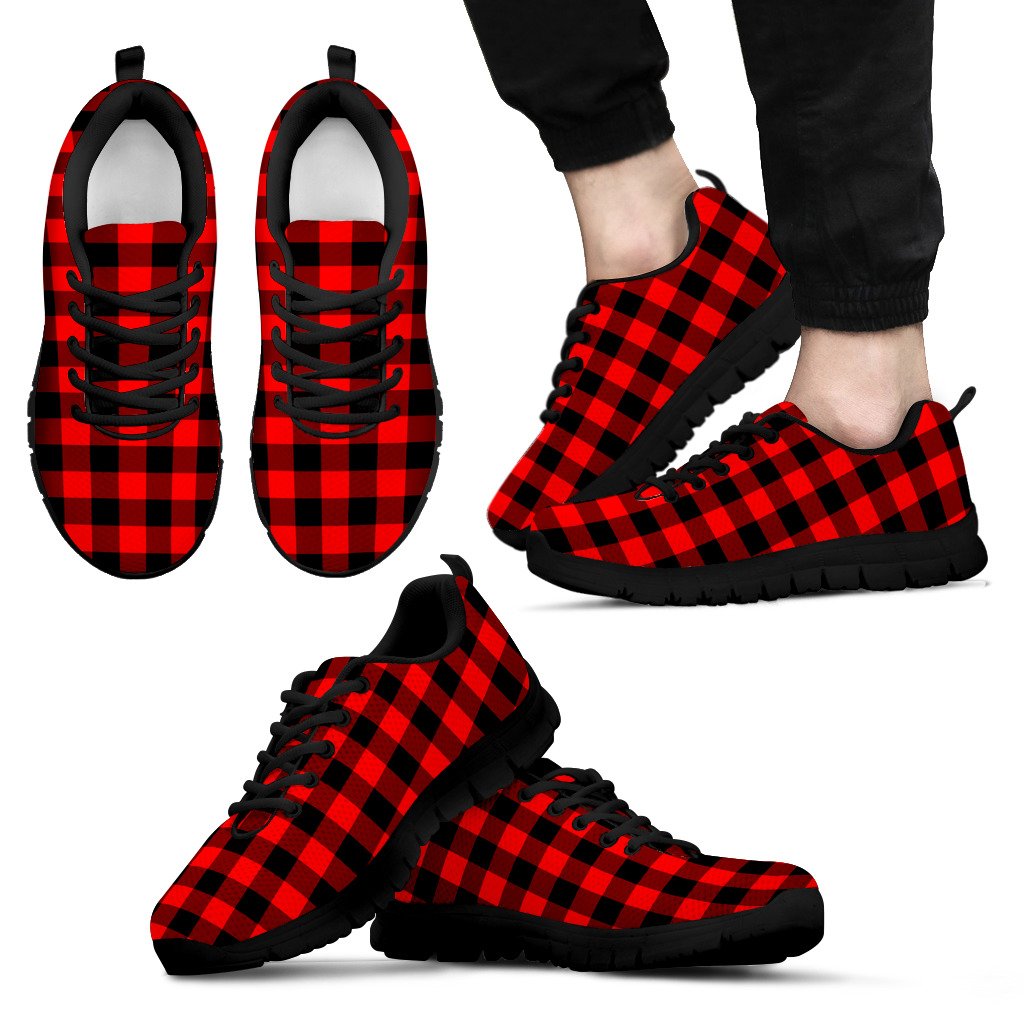 Checkered Red Sneakers