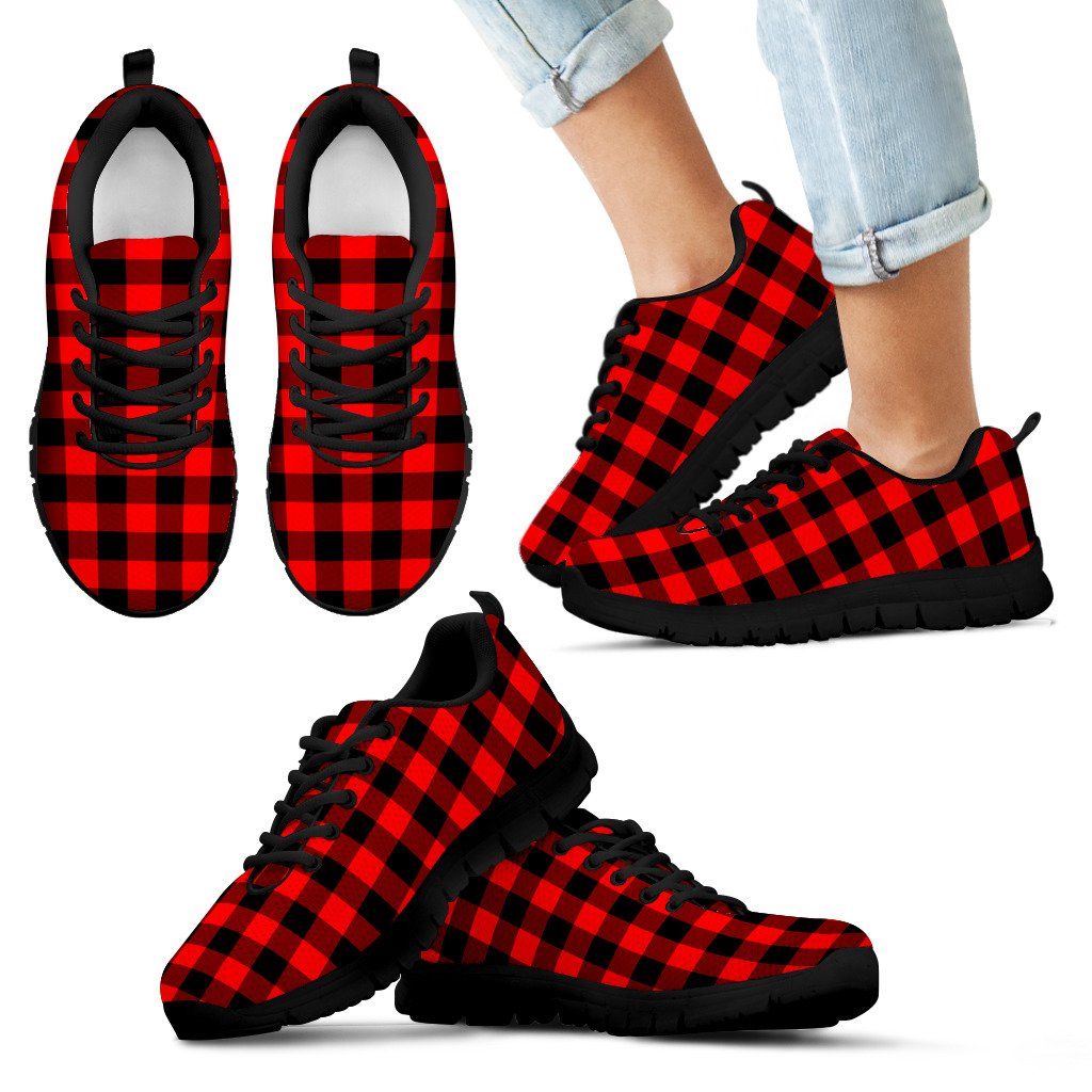 Checkered Red Sneakers