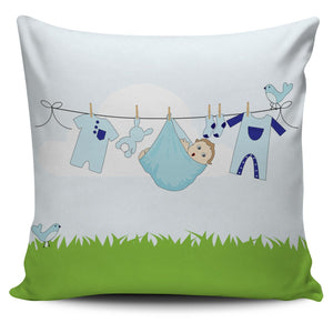 Baby Boy on... Pillow cover