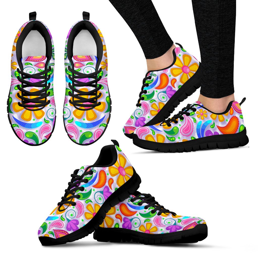 Yellow Flowers Sneakers