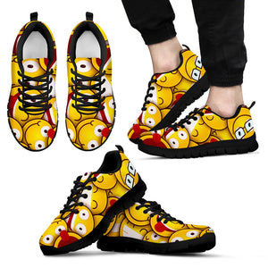 Yellow Smile Sneakers
