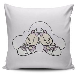 Twin Girls Pillow cover