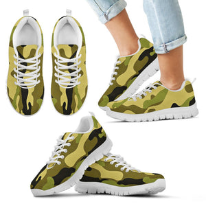 Green Camo Sneakers