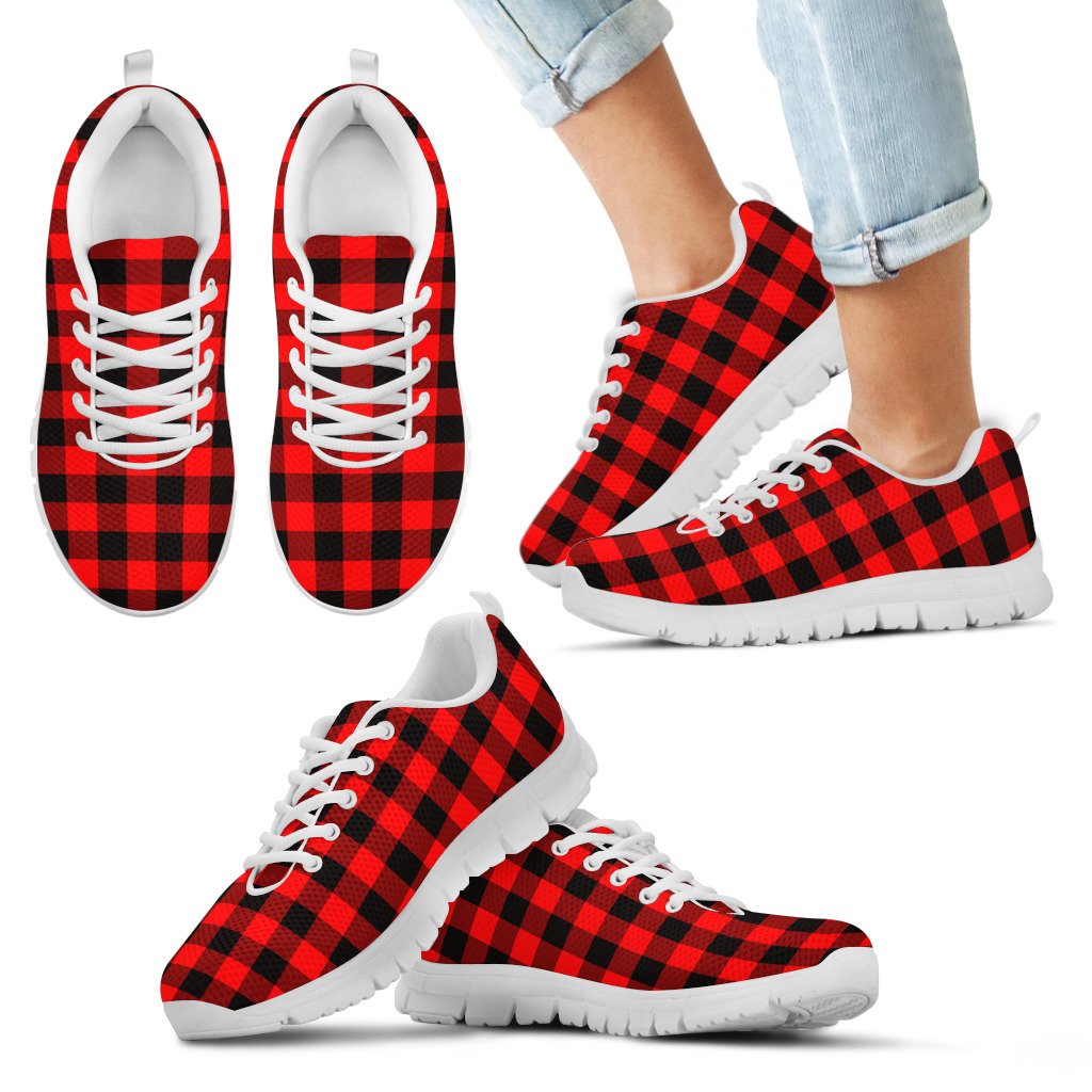Checkered Red Sneakers