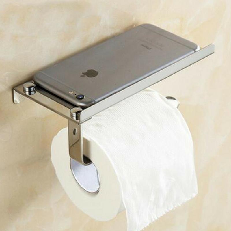 Porte-rouleaux smartphone pour WC
