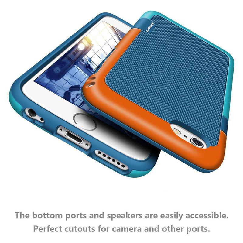 Slim Candy Color Shockproof iPhone Case