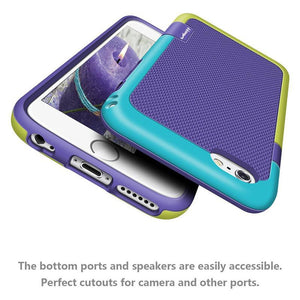 Slim Candy Color Shockproof iPhone Case
