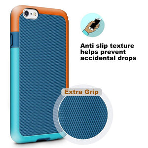Slim Candy Color Shockproof iPhone Case