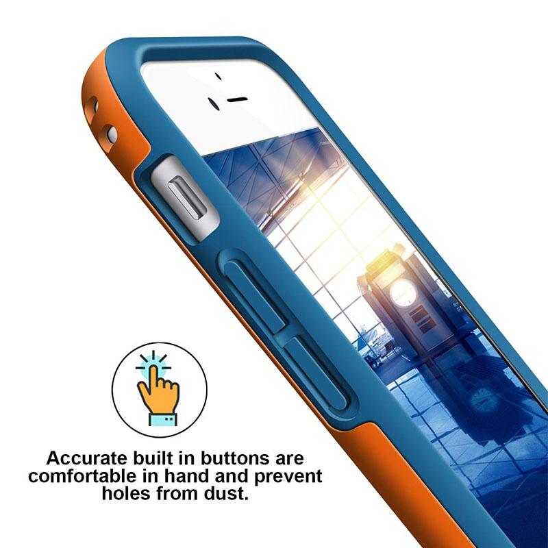 Slim Candy Color Shockproof iPhone Case