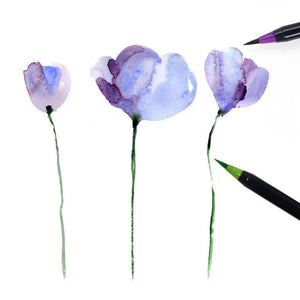 Watercolour Brush Pens - 20 Piece Set