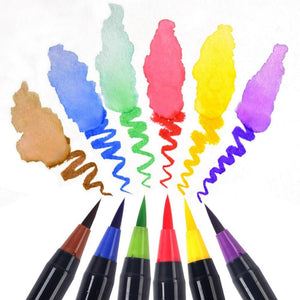 Watercolour Brush Pens - 20 Piece Set