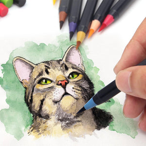 Watercolour Brush Pens - 20 Piece Set