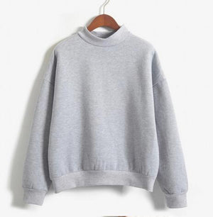 women loose long sleeve sweatshirt