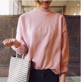 women loose long sleeve sweatshirt