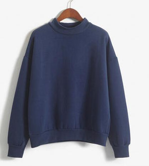 women loose long sleeve sweatshirt