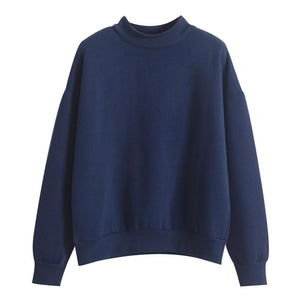 women loose long sleeve sweatshirt