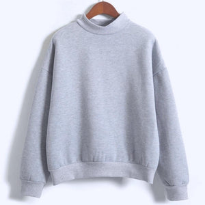 women loose long sleeve sweatshirt