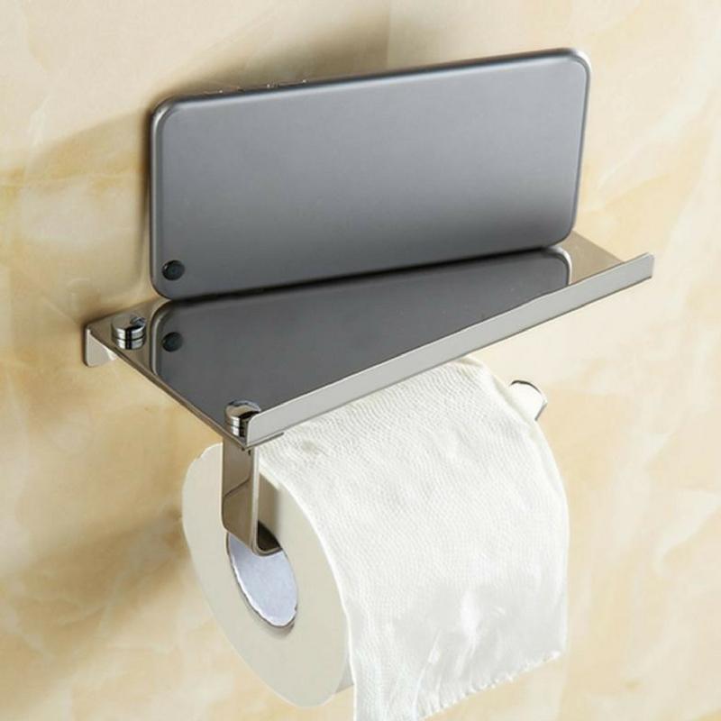 Porte-rouleaux smartphone pour WC
