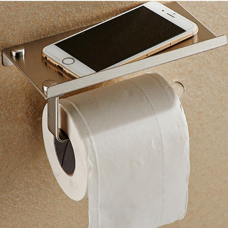 Porte-rouleaux smartphone pour WC