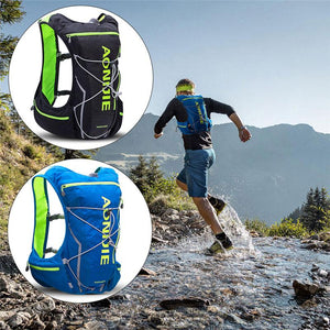 Water Hydration Backpack Running Vest Pack 10L+Water Bottle (Optional)