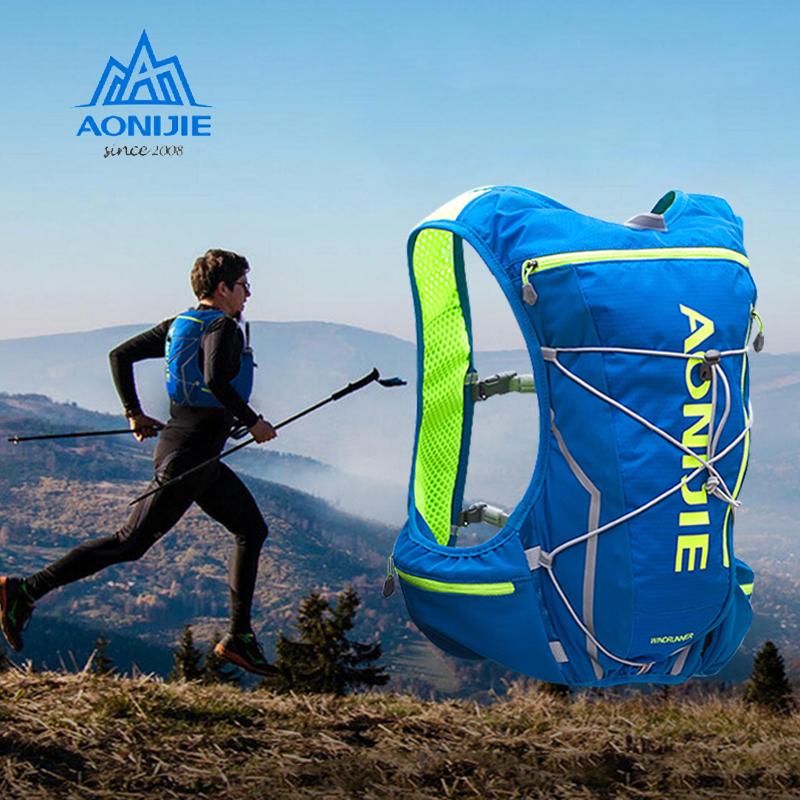 Water Hydration Backpack Running Vest Pack 10L+Water Bottle (Optional)