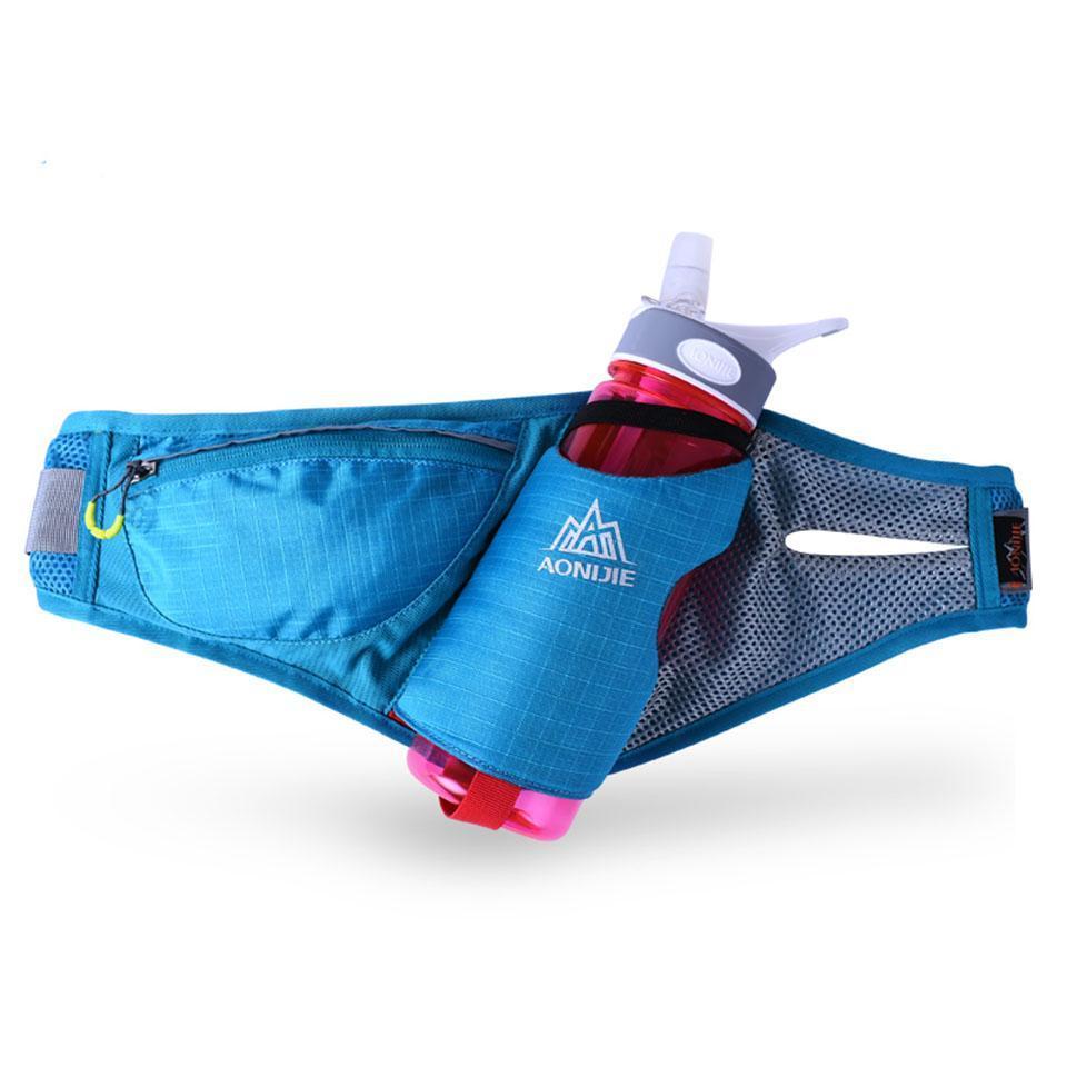 Running Waist Packs With Water Bottles (Optional)