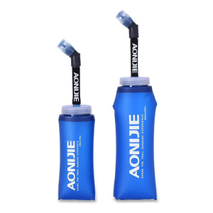 Bottle 350ml /600ml TPU Long Straw Water Bottle Folding