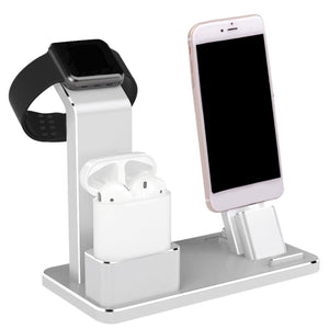 Charging Dock Station for AirPods iPad Air Mini Apple Watch iWatch 38mm 42mm iPhone X 8 7 6 6S 5S SE Plus
