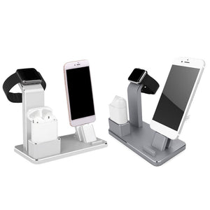 Charging Dock Station for AirPods iPad Air Mini Apple Watch iWatch 38mm 42mm iPhone X 8 7 6 6S 5S SE Plus