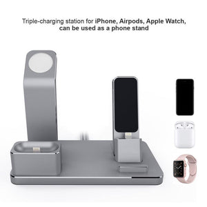 Charging Dock Station for AirPods iPad Air Mini Apple Watch iWatch 38mm 42mm iPhone X 8 7 6 6S 5S SE Plus