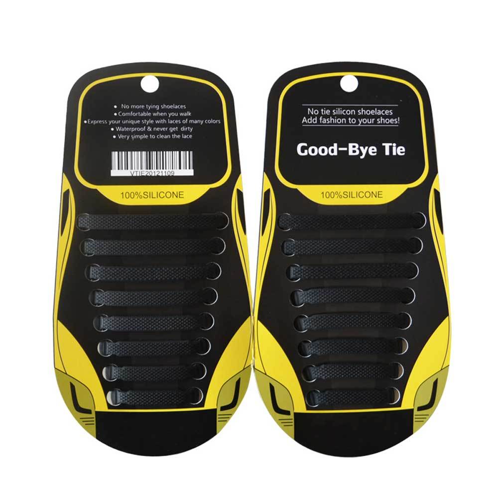 SILICONE ELASTIC NO-TIE SHOELACES