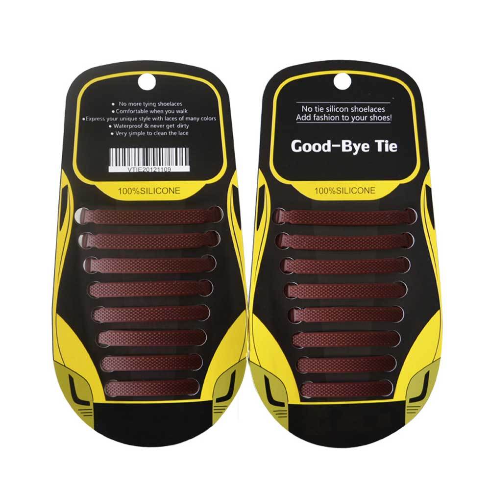 SILICONE ELASTIC NO-TIE SHOELACES