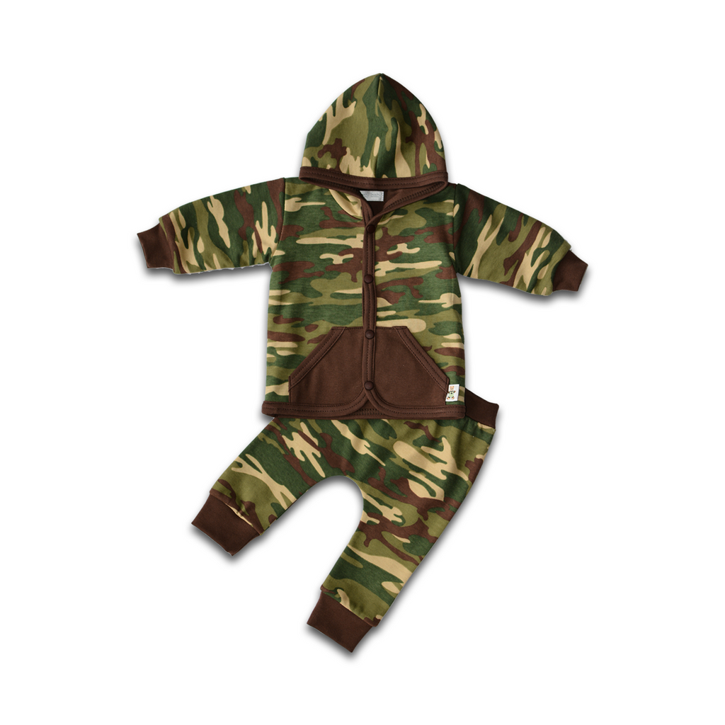 Camo Hoodie & Pant Set