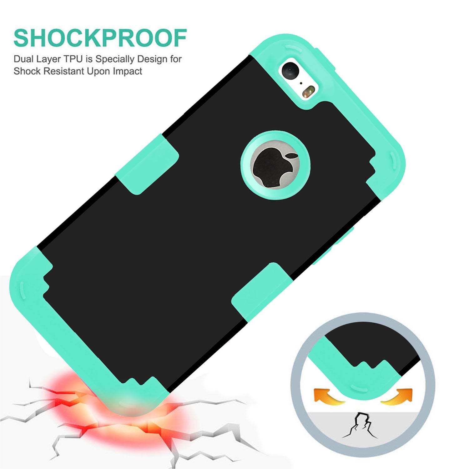 Hybrid Armor Rubber iPhone Case