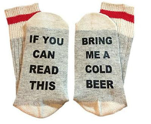 Custom wine socks If You can read this Bring Me a Glass of Wine Socks autumn spring fall 2018 new arrival