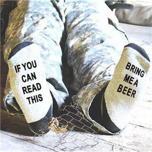 Custom wine socks If You can read this Bring Me a Glass of Wine Socks autumn spring fall 2018 new arrival