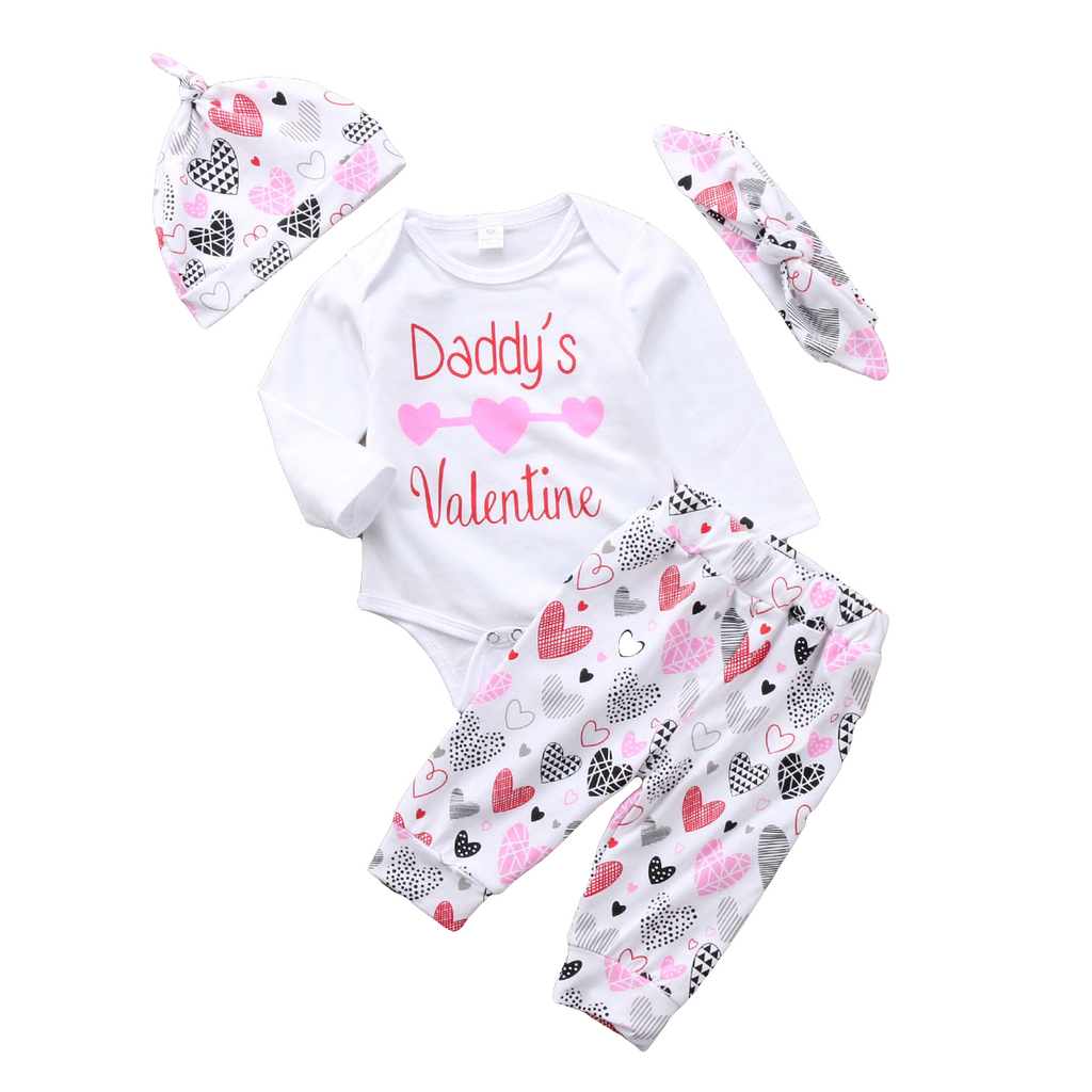 Daddy's Valentine's 4PCS set