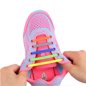 SILICONE ELASTIC NO-TIE SHOELACES