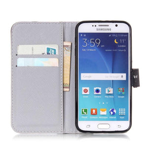 Samsung Galaxy Flip Leather Wallet Case